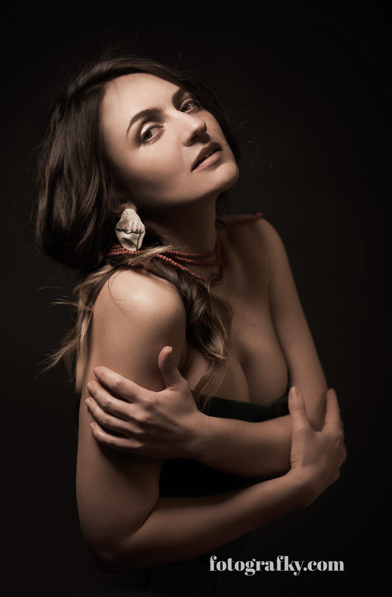 glamour fotografie ženy v Praze